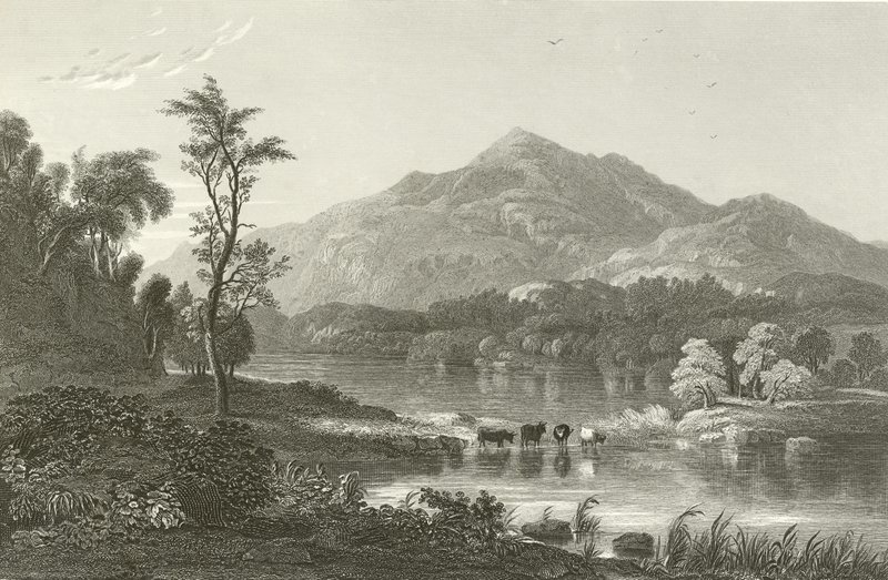 A Loch Katrine és a Benvenue keleti vége alkotó: English School