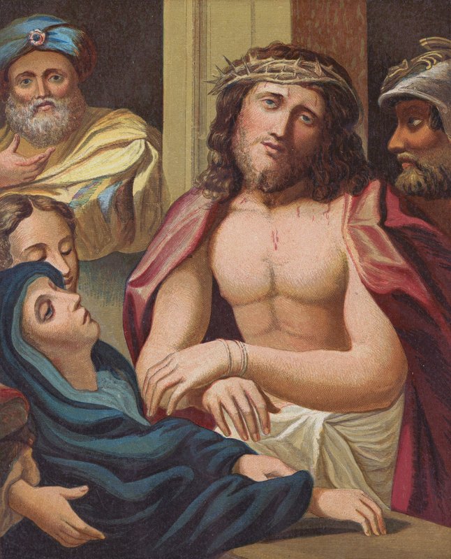 Ecce Homo (színes litográfia) alkotó: English School