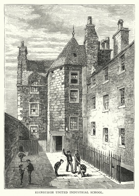 Edinburgh United Industrial School (metszet) alkotó: English School