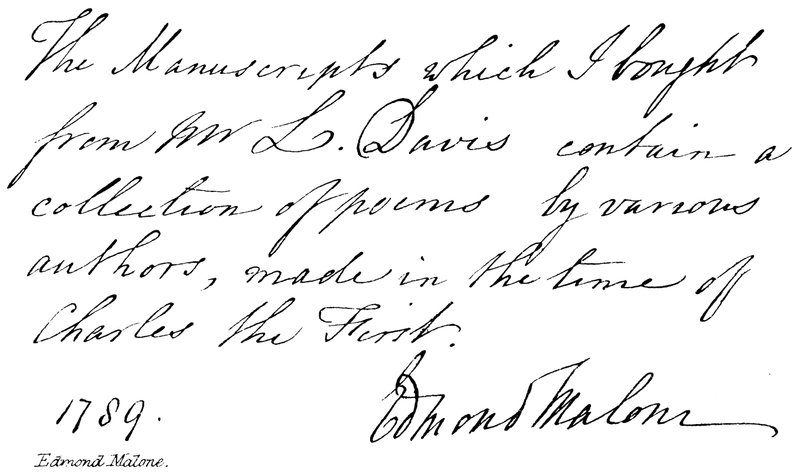 Edmond Malone alkotó: English School
