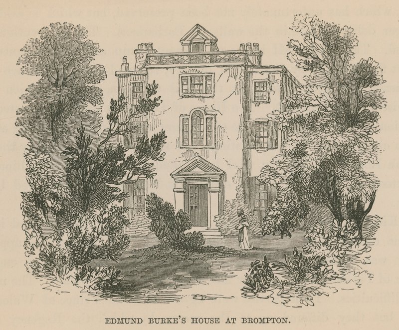 Edmund Burkes Ház Bromptonban, Londonban alkotó: English School