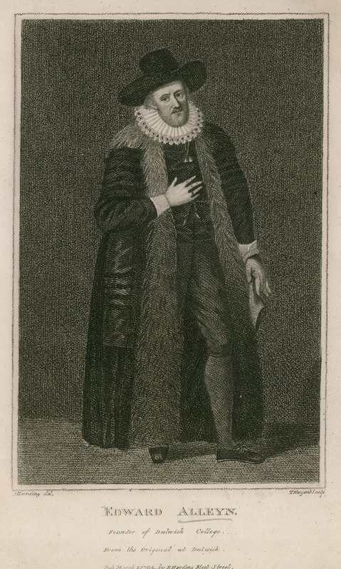 Edward Alleyn, a Dulwich College alapítója alkotó: English School