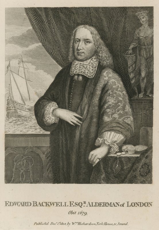 Edward Backwell, Londoni Alderman alkotó: English School
