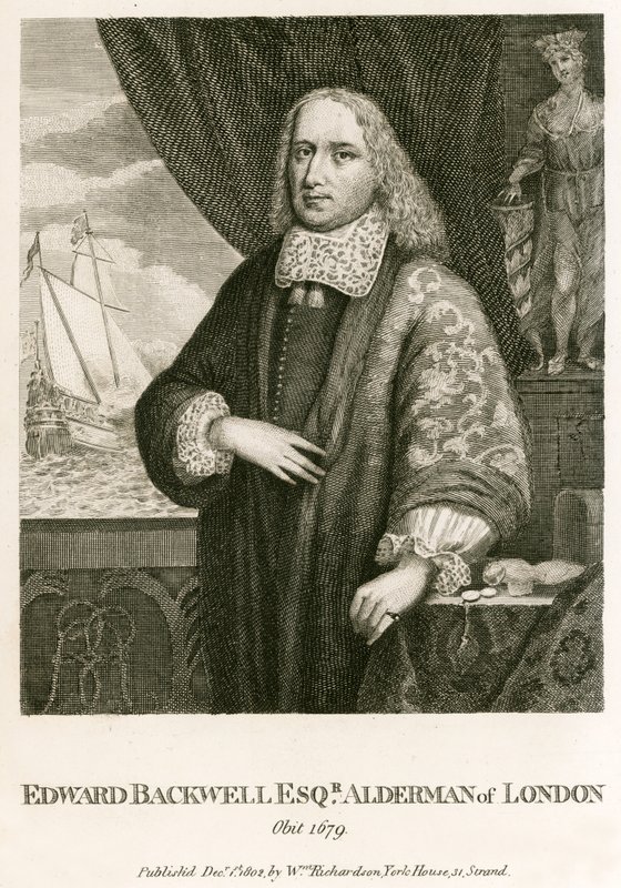 Edward Backwell, Londoni Alderman alkotó: English School