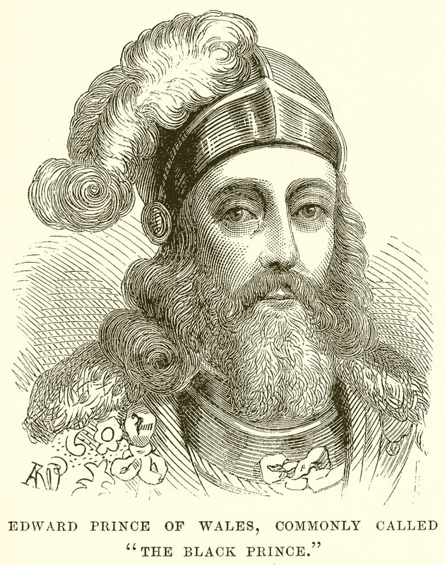 Edward walesi herceg, általában Fekete Hercegnek hívják alkotó: English School