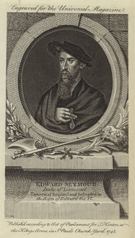 Edward Seymour, Somerset hercege, Anglia védelmezője, akit VI. Edward uralkodása alatt lefejeztek alkotó: English School