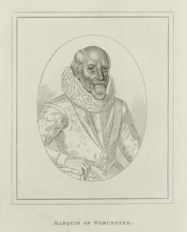 Edward Somerset, Worcester márki (metszet) alkotó: English School