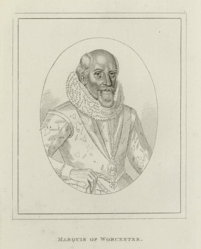 Edward Somerset, Worcester márki (metszet) alkotó: English School
