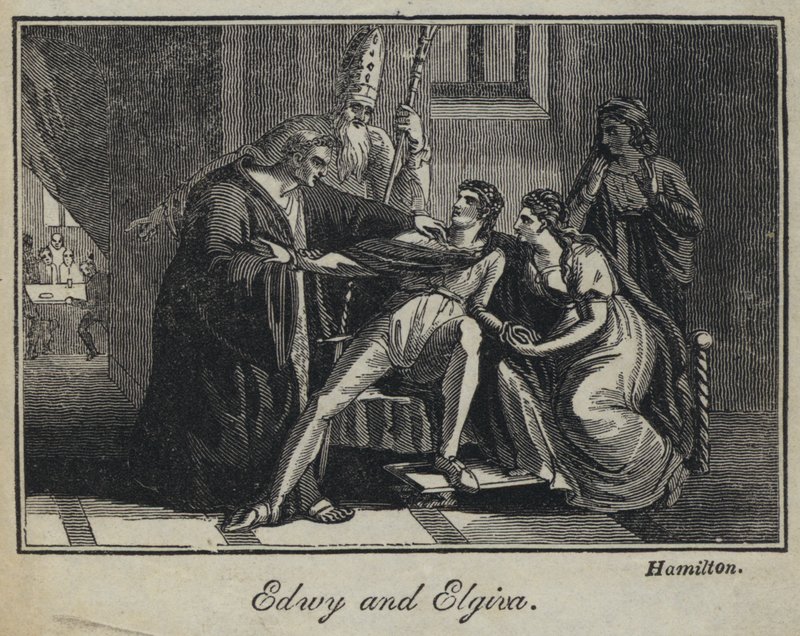 Edwy és Elgiva (metszet) alkotó: English School