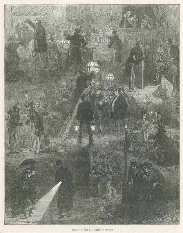 A londoni gázsztrájk hatásai alkotó: English School