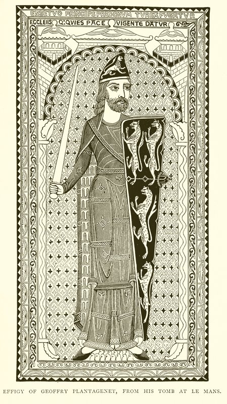 Geoffry Plantagenet képmása Le Mans-i sírjából alkotó: English School