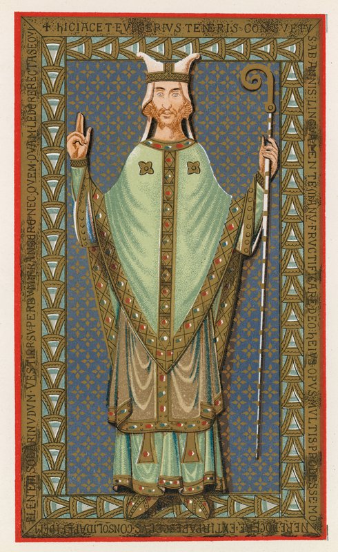 Ulger, Angers püspökének képmása, 1149 alkotó: English School