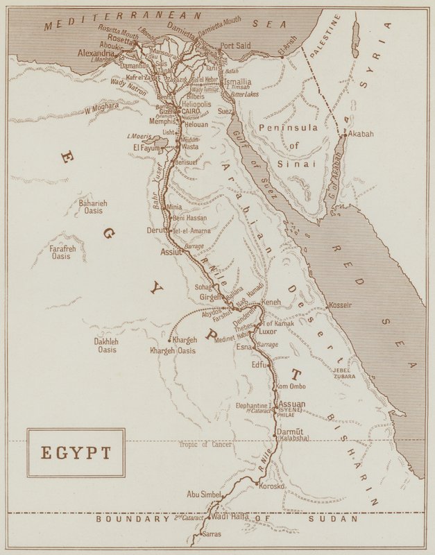 Egyiptom (litho) alkotó: English School