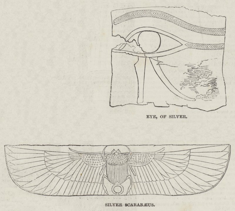 Egyiptomi régiségek (metszet) alkotó: English School