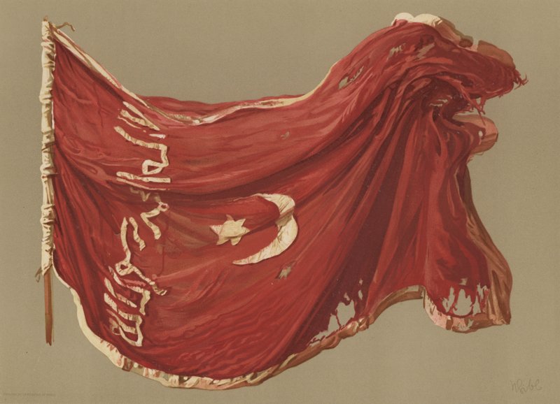 Sinkat egyiptomi szabványa (chromolitho) alkotó: English School