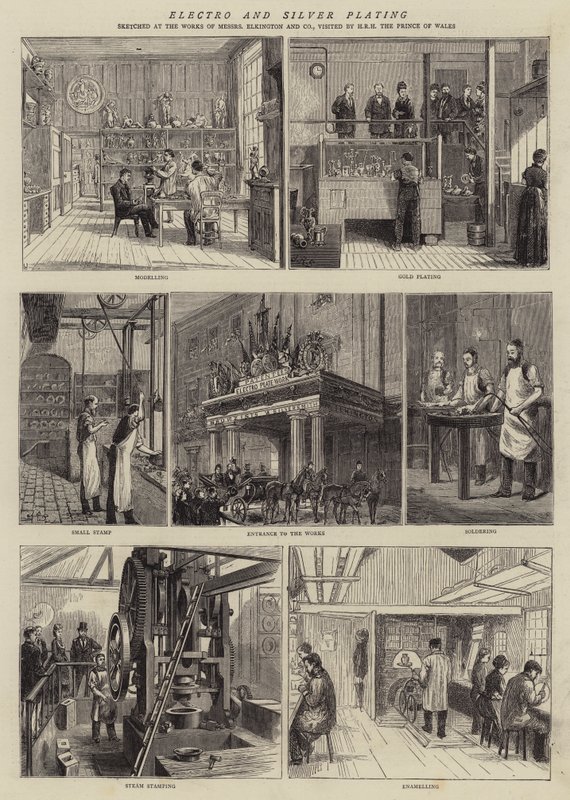 Elektromos és ezüst ültetés (gravírozás) alkotó: English School