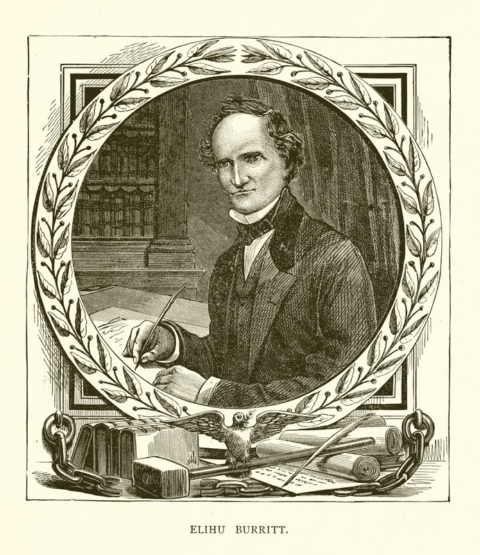 Elihu Burritt alkotó: English School