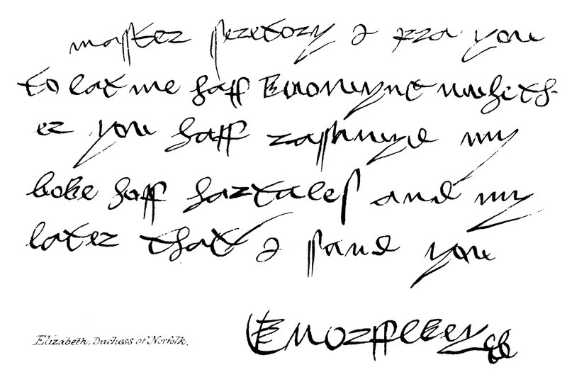 Erzsébet, Norfolk hercegnője alkotó: English School