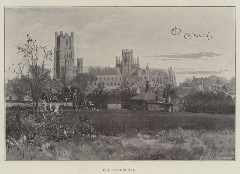 Ely székesegyház (litho) alkotó: English School
