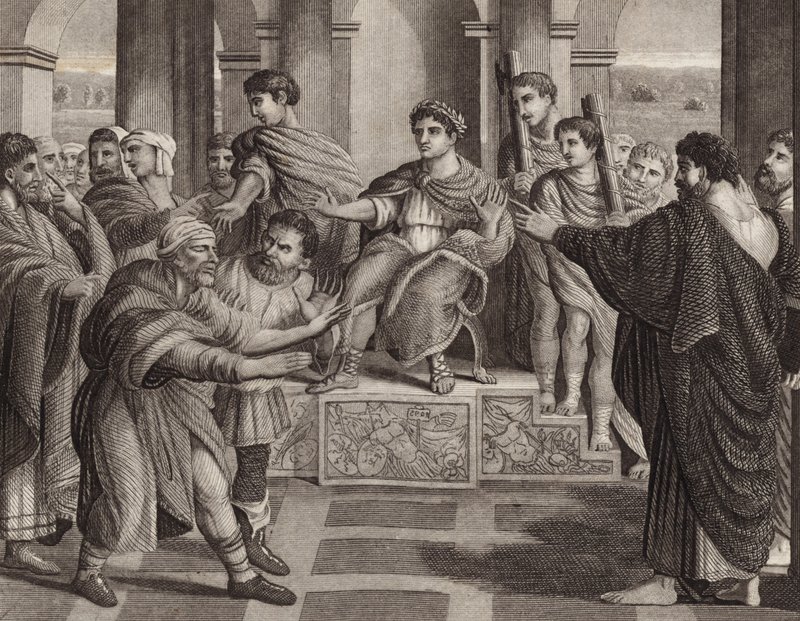 Elymas, a varázsló megvakult alkotó: English School