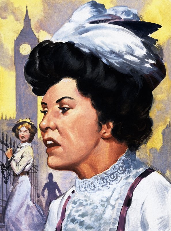 Emmeline Pankhurst alkotó: English School