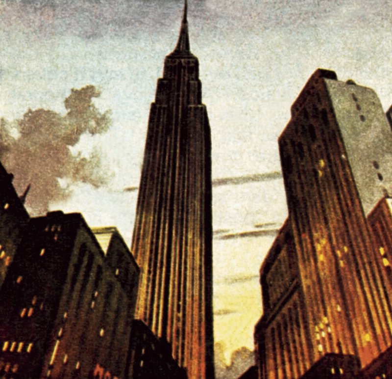 Empire State Building alkotó: English School