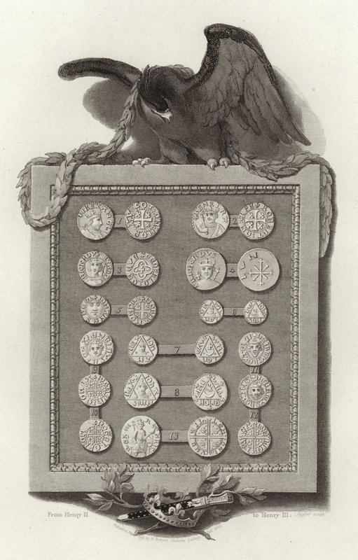 Angol érmék II. Henriktől III. Henrikig alkotó: English School