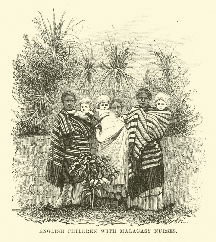 Angol gyerekek madagaszkári nővérekkel alkotó: English School