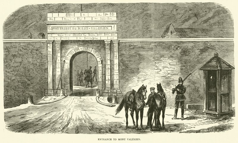 Mont Valerien bejárata, 1871. január alkotó: English School