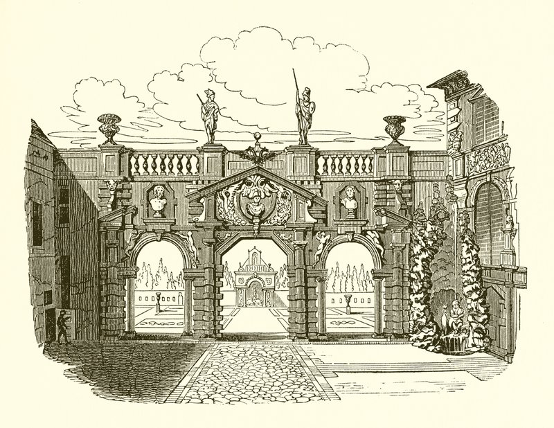 A Rubenss Garden bejárata alkotó: English School