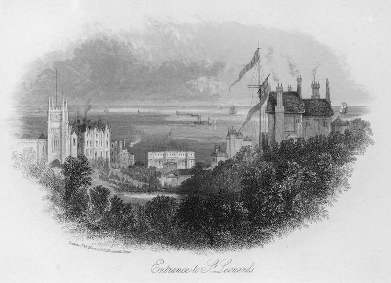 St Leonards bejárata (metszet) alkotó: English School