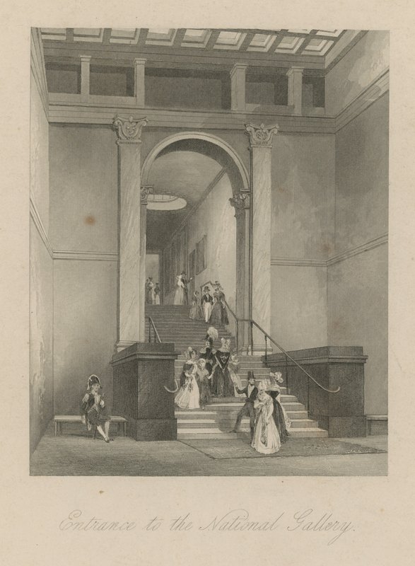 A Nemzeti Galéria bejárata alkotó: English School