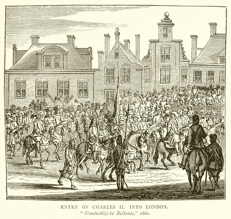 Károly belépése Londonba alkotó: English School