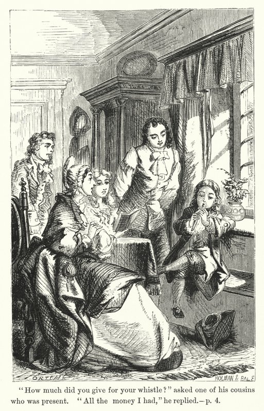 Epizód az ifjú Benjamin Franklin életéből (metszet) alkotó: English School