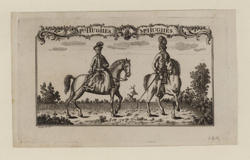 Equestrian Entertainers, Mrs Hughes és Mrs Hughes, szakmai kártya alkotó: English School