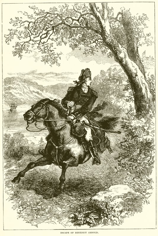 Benedict Arnold szökése alkotó: English School