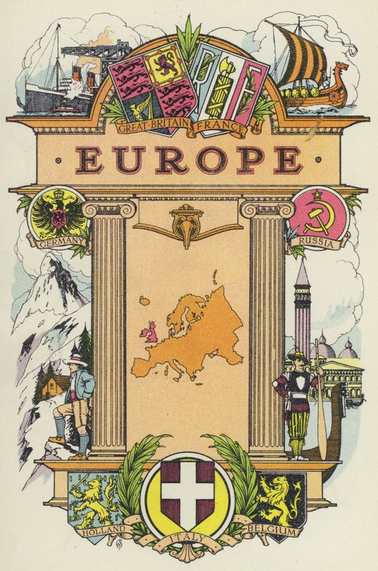 Európa (színes litó) alkotó: English School