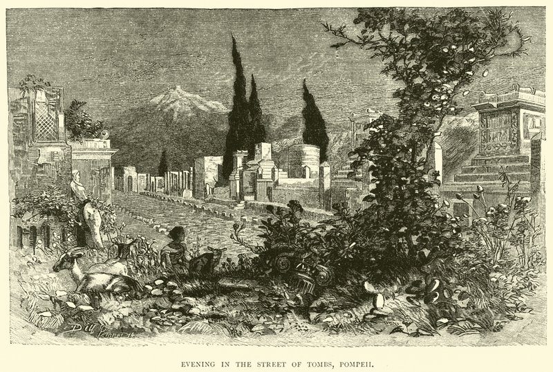Este a sírok utcájában, Pompeji alkotó: English School