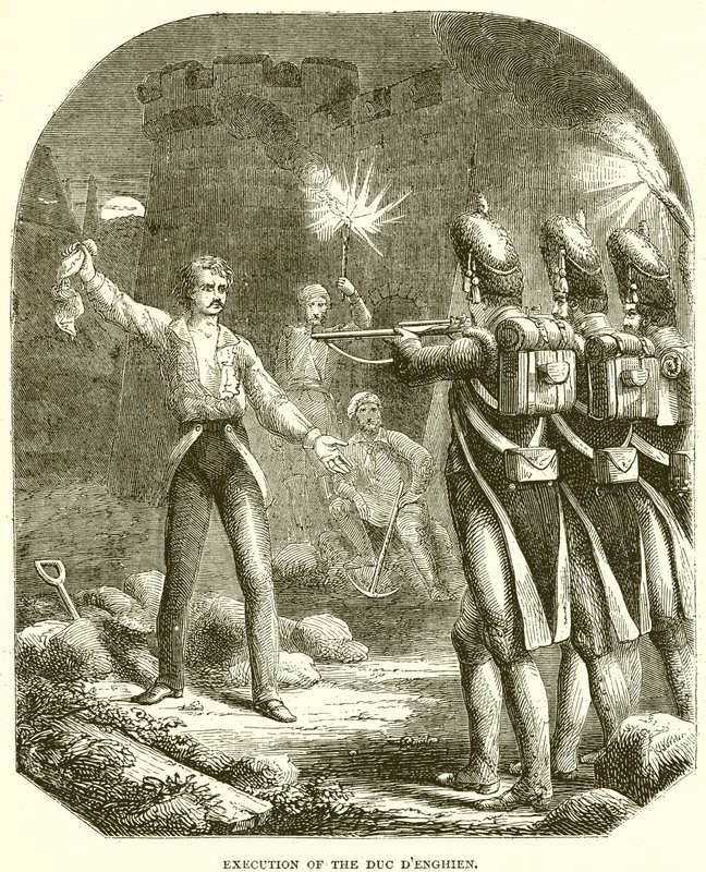 A Duc DEghien kivégzése alkotó: English School