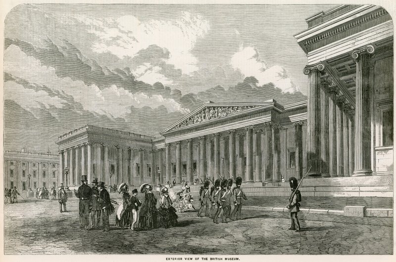 A British Museum külseje alkotó: English School