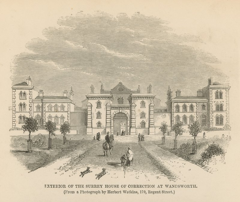 A Surrey-i Javítóház külseje alkotó: English School