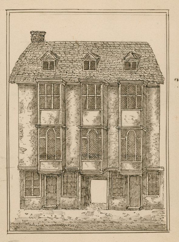 Falcon Tavern, Bankside, London alkotó: English School