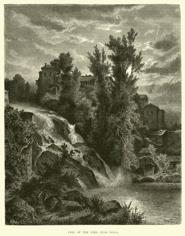 A Liris esése Isola közelében alkotó: English School