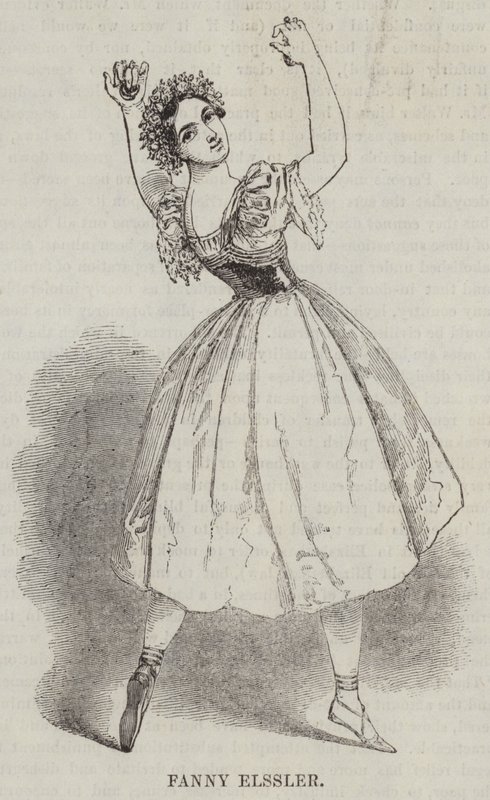 Fanny Elssler (metszet) alkotó: English School