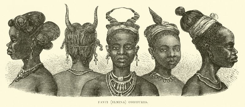 Fanti (Elmina) Coiffures alkotó: English School