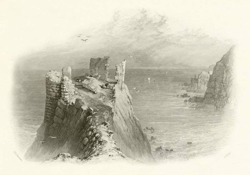 Fast Castle, Berwickshire alkotó: English School