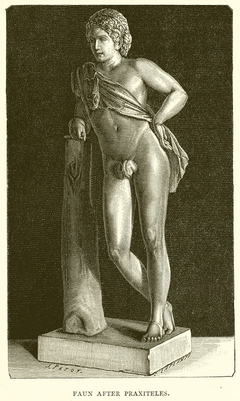 Faun Praxiteles után alkotó: English School