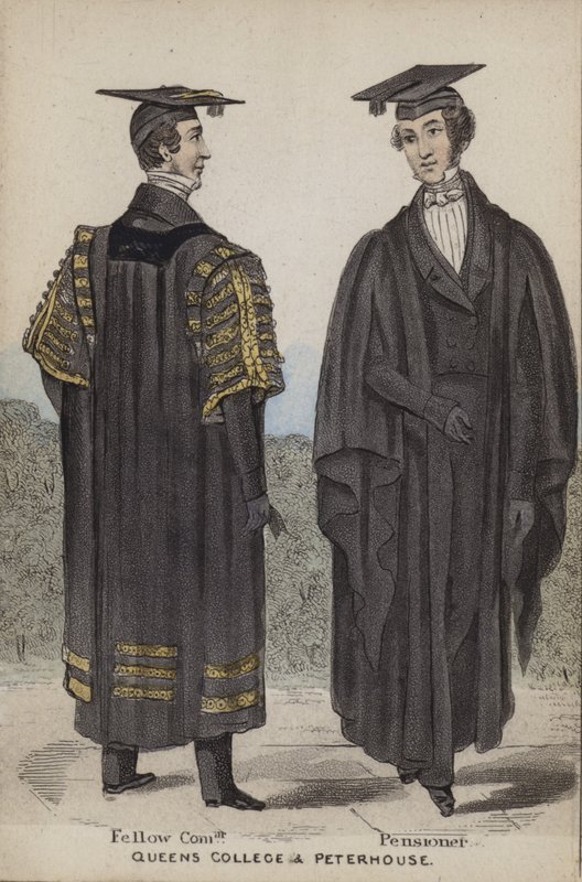 Fellow Commoner, nyugdíjas, Queens College és Peterhouse alkotó: English School