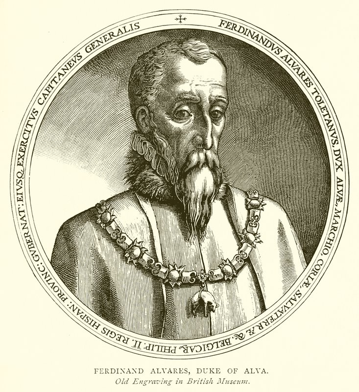 Ferdinánd Alvares, Alva hercege alkotó: English School