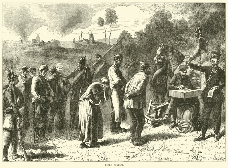 Field Justice, 1870. szeptember alkotó: English School